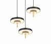 Lampa wisząca LED potrójna okrągłe klosze designerska nowoczesna ściemnialna KEATON 340230380 Trio
